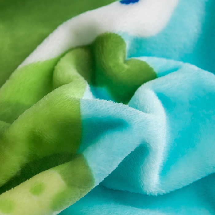 91家纺网 家纺一手货源 找家纺 茗婷家纺 2025新款单层定位童毯 鳄鱼