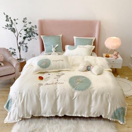 91家纺网 家纺一手货源 找家纺 （总）馨蕊家居 2021新款60s双股埃及长绒棉四件套