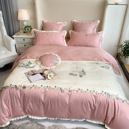 91家纺网 家纺一手货源 找家纺 （总）馨蕊家居 2021新款60s双股埃及长绒棉四件套