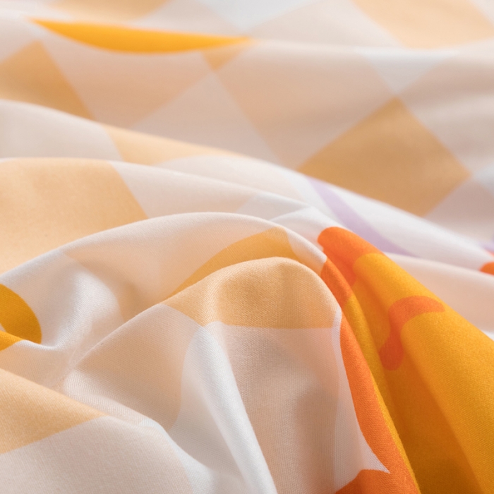 91家纺网 家纺一手货源 找家纺 米粒 2021新款芦荟棉套件 元气少女