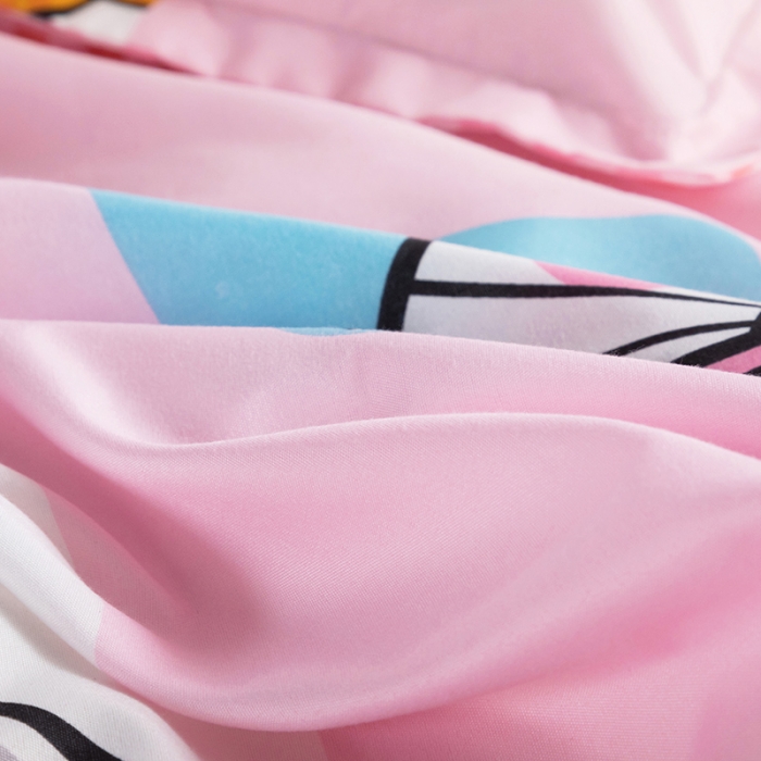 91家纺网 家纺一手货源 找家纺 米粒 2021新款芦荟棉套件 快乐一天