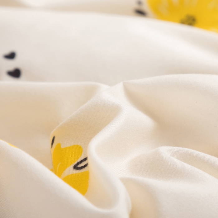 91家纺网 家纺一手货源 找家纺 米粒 2021新款芦荟棉套件 花精灵