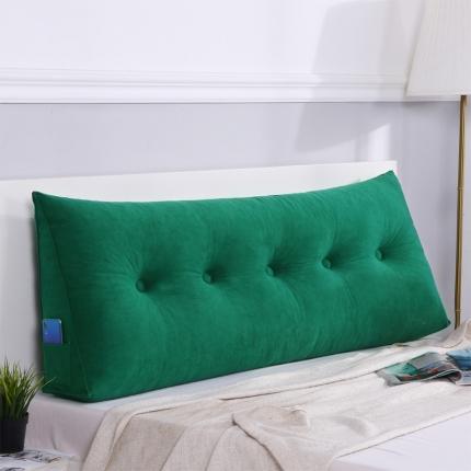 91家纺网 家纺一手货源 找家纺 厂家直销2020新款三角亲肤绒面料床头靠垫靠背床上靠枕榻榻米