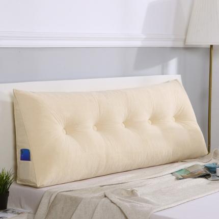 91家纺网 家纺一手货源 找家纺 厂家直销2020新款三角亲肤绒面料床头靠垫靠背床上靠枕榻榻米