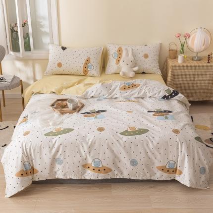 91家纺网 家纺一手货源 找家纺 （总）珺柔 2020新花型13070全棉四件套