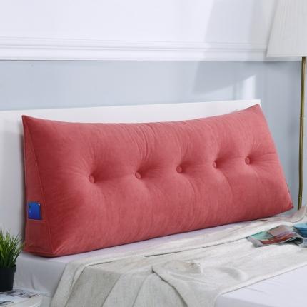 91家纺网 家纺一手货源 找家纺 厂家直销2020新款三角亲肤绒面料床头靠垫靠背床上靠枕榻榻米