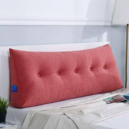 厂家直销2020新款三角亲肤绒面料床头靠垫靠背床上靠枕榻榻米