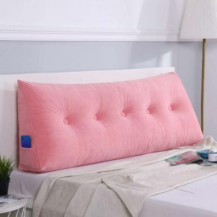 厂家直销2020新款三角亲肤绒面料床头靠垫靠背床上靠枕榻榻米