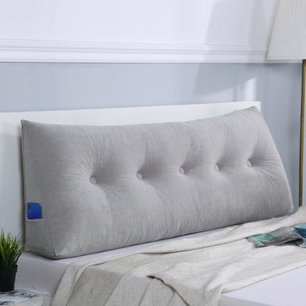 91家纺网 家纺一手货源 找家纺 厂家直销2020新款三角亲肤绒面料床头靠垫靠背床上靠枕榻榻米