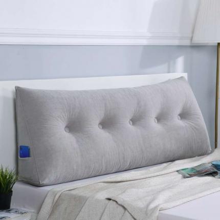 厂家直销2020新款三角亲肤绒面料床头靠垫靠背床上靠枕榻榻米