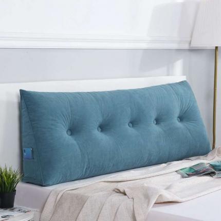 厂家直销2020新款三角亲肤绒面料床头靠垫靠背床上靠枕榻榻米