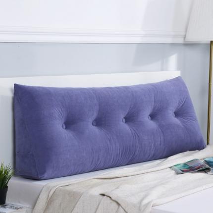 91家纺网 家纺一手货源 找家纺 厂家直销2020新款三角亲肤绒面料床头靠垫靠背床上靠枕榻榻米