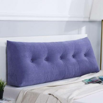 厂家直销2020新款三角亲肤绒面料床头靠垫靠背床上靠枕榻榻米