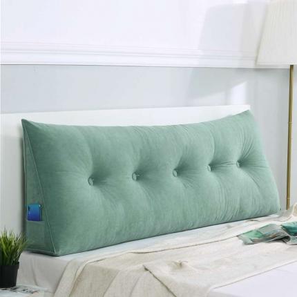 厂家直销2020新款三角亲肤绒面料床头靠垫靠背床上靠枕榻榻米