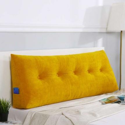 厂家直销2020新款三角亲肤绒面料床头靠垫靠背床上靠枕榻榻米