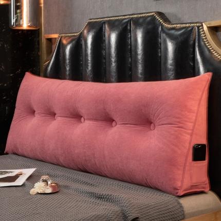 91家纺网 家纺一手货源 找家纺 厂家直销一件代发2020新款三角富贵绒珍珠棉床头靠垫1.5床