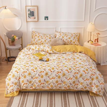 91家纺网 家纺一手货源 找家纺 珺柔 2020新花型13070全棉四件套 夏华