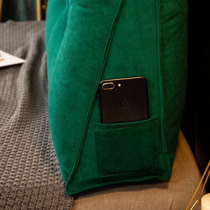 91家纺网 家纺一手货源 找家纺 厂家直销一件代发2020新款三角富贵绒珍珠棉床头靠垫1.5床