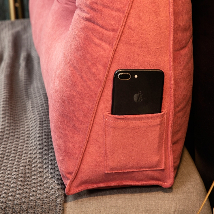 91家纺网 家纺一手货源 找家纺 厂家直销一件代发2020新款三角富贵绒珍珠棉床头靠垫1.5床