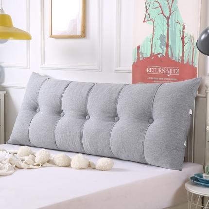 91家纺网 家纺一手货源 找家纺 厂家直销2020新款供货直角床头靠垫亚麻靠背床上靠枕大靠背