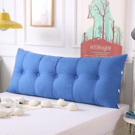 91家纺网 家纺一手货源 找家纺 厂家直销2020新款供货直角床头靠垫亚麻靠背床上靠枕大靠背