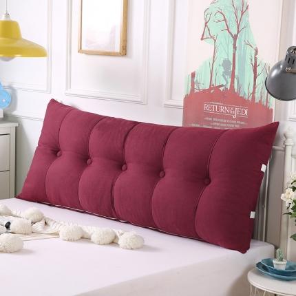 91家纺网 家纺一手货源 找家纺 厂家直销2020新款供货直角床头靠垫亚麻靠背床上靠枕大靠背