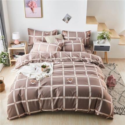 91家纺网 家纺一手货源 找家纺 （总）源莱小清新网红ins风芦荟棉 亲肤棉 四件套