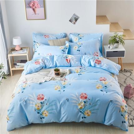 91家纺网 家纺一手货源 找家纺 （总）源莱小清新网红ins风芦荟棉 亲肤棉 四件套