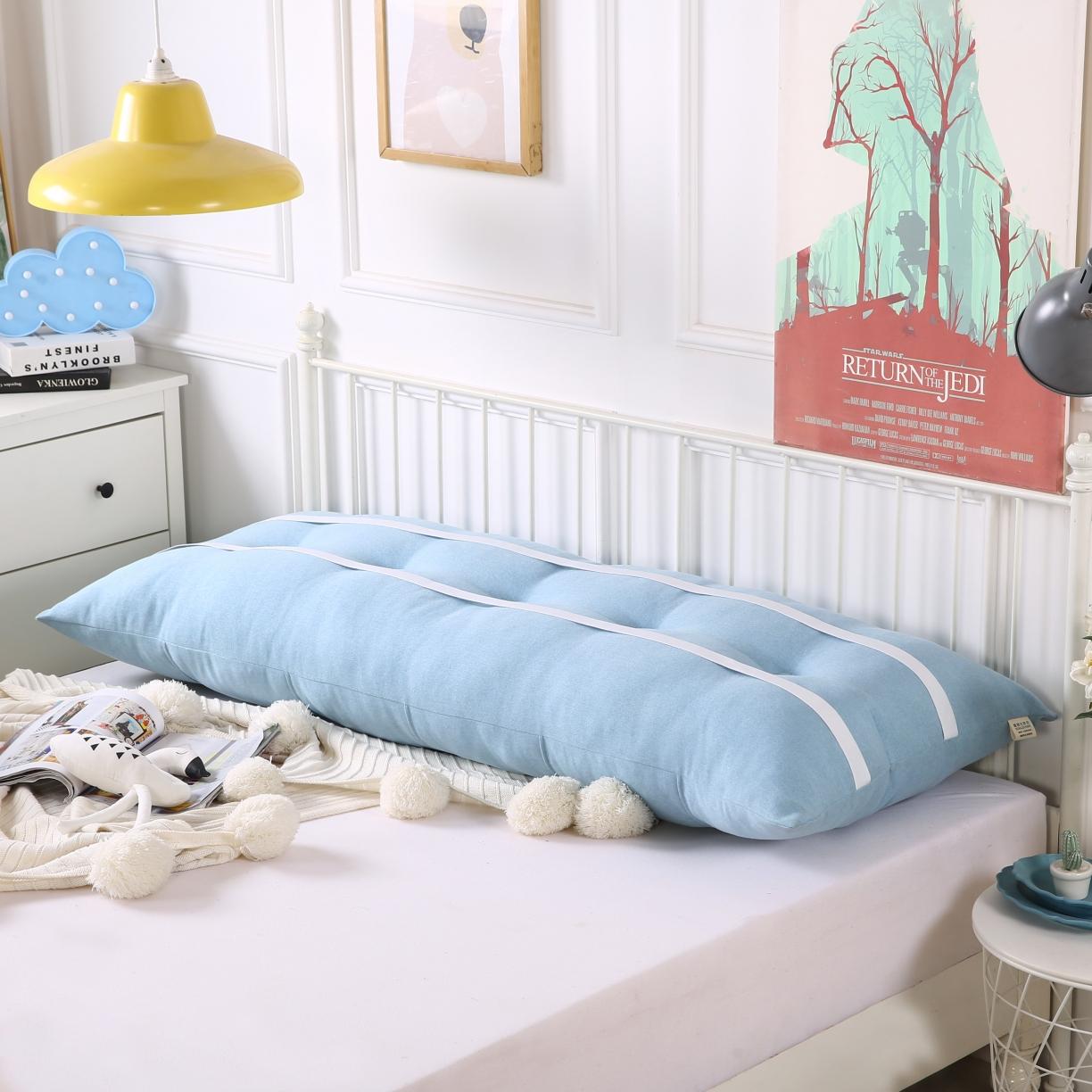 91家纺网 家纺一手货源 找家纺 厂家直销2020新款供货直角床头靠垫亚麻靠背床上靠枕大靠背