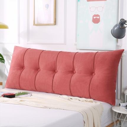 91家纺网 家纺一手货源 找家纺 厂家直销2020新款直角富贵绒床头靠垫可固定床上学生宿舍靠枕