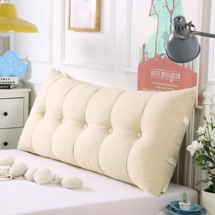 91家纺网 家纺一手货源 找家纺 厂家直销2020新款供货直角床头靠垫亚麻靠背床上靠枕大靠背