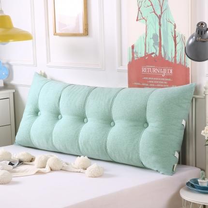 厂家直销2020新款供货直角床头靠垫亚麻靠背床上靠枕大靠背