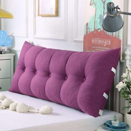 91家纺网 家纺一手货源 找家纺 厂家直销2020新款供货直角床头靠垫亚麻靠背床上靠枕大靠背