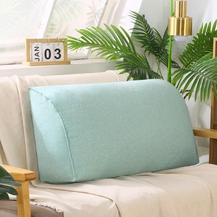 厂家直销2020新款韩国绒亚麻沙发腰枕床头靠垫沙发靠背可拆洗