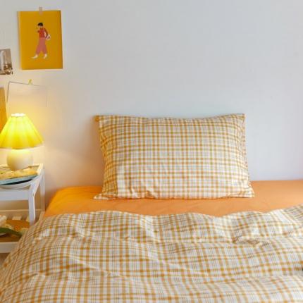 91家纺网 家纺一手货源 找家纺 （总）梦家居 2020新款全棉复古格系列四件套