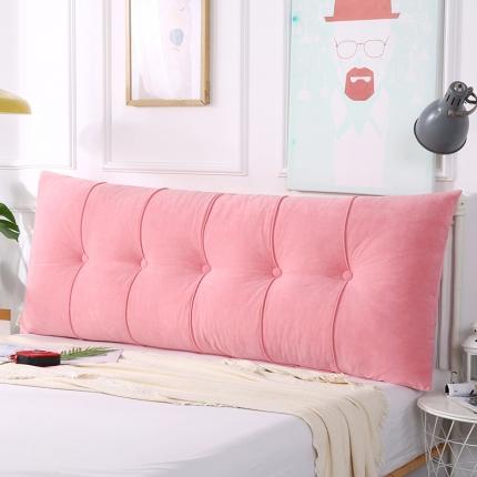 91家纺网 家纺一手货源 找家纺 厂家直销2020新款直角富贵绒床头靠垫可固定床上学生宿舍靠枕