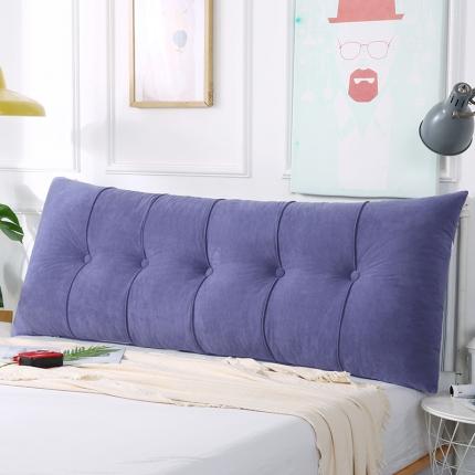 91家纺网 家纺一手货源 找家纺 厂家直销2020新款直角富贵绒床头靠垫可固定床上学生宿舍靠枕