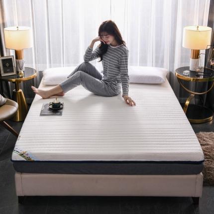 91家纺网 家纺一手货源 找家纺 欣罗兰2022新款床垫 针织款繁茂-白