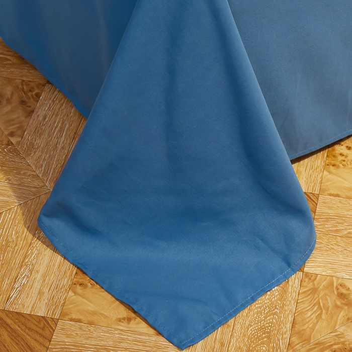 91家纺网 家纺一手货源 找家纺 曼谷 新款轻奢刺绣四件套菲洛斯系列 菲洛斯-蓝