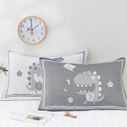 91家纺网 家纺一手货源 找家纺 （总）朴尔2020特惠混纺棉质三层纱布独版AB面枕巾