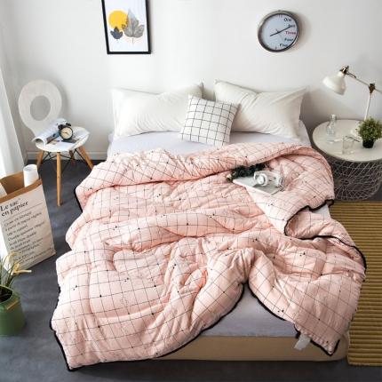 91家纺网 家纺一手货源 找家纺 （总）莱宁被业 2021新款NEW 简约斜纹水洗棉冬被