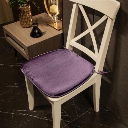 哈创家居 2023新款冰丝绒椅垫 紫色