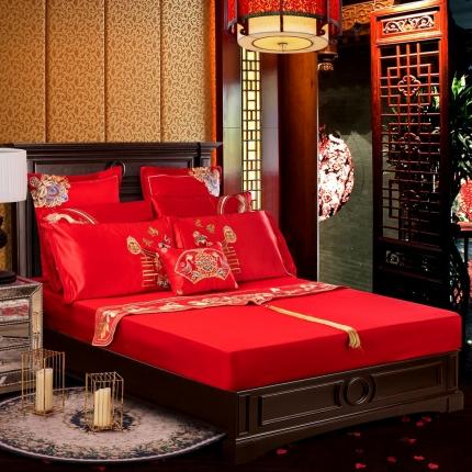 91家纺网 家纺一手货源 找家纺 （总2）2025新款婚庆单品床笠床裙