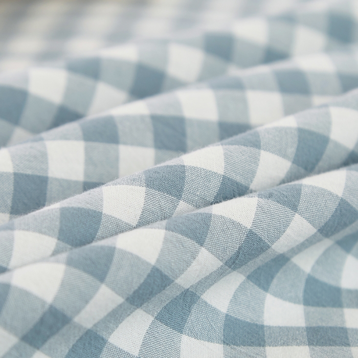 91家纺网 家纺一手货源 找家纺 久典家居 2020新款水洗棉单品床笠 浅兰小格