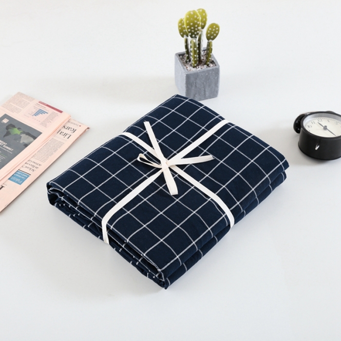 91家纺网 家纺一手货源 找家纺 久典家居 2020新款水洗棉单品床笠 暖冬格