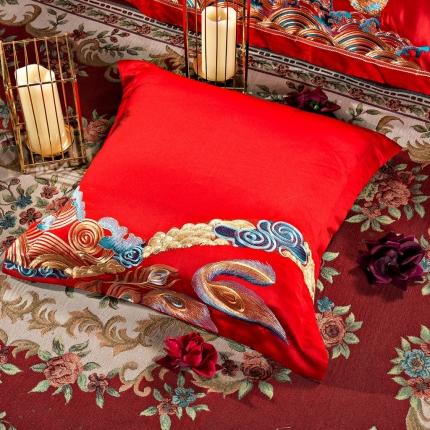 91家纺网 家纺一手货源 找家纺 2025新款婚庆单品靠垫套