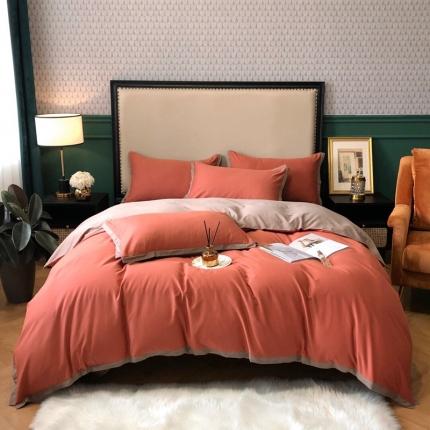 91家纺网 家纺一手货源 找家纺 （总）玖玖爱 2020新款60s贡缎磨毛四件套