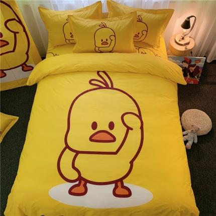 91家纺网 家纺一手货源 找家纺 （总） 孩子王 2023新款纯棉卡通大版四件套床单款