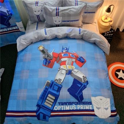 91家纺网 家纺一手货源 找家纺 （总） 孩子王 2023新款纯棉卡通大版四件套床单款