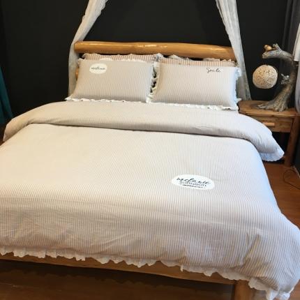 91家纺网 家纺一手货源 找家纺 （总）玖玖爱 2020新款ins风水洗棉四件套